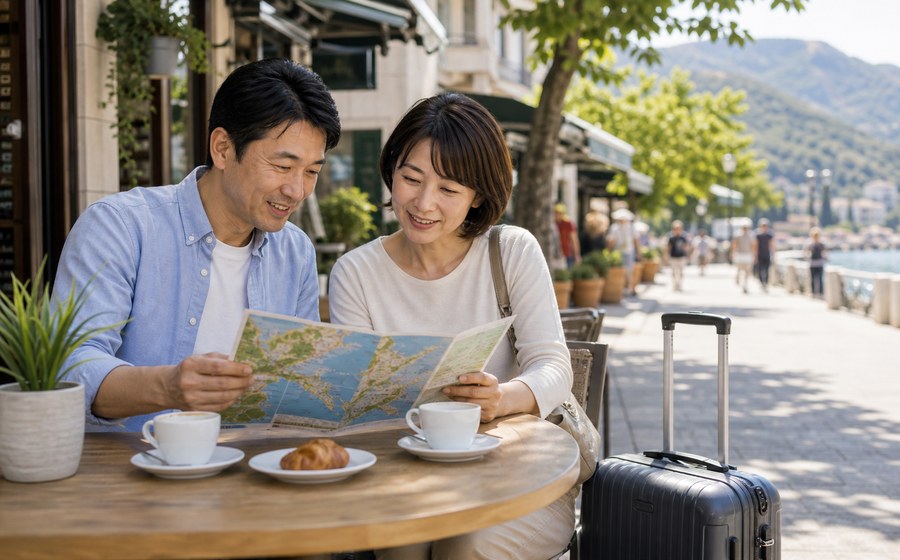 夫婦で体験やイベントに参加し、楽しみを共有する場面