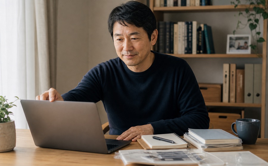 教室で学ぶ子どものために学習機会を用意する場面