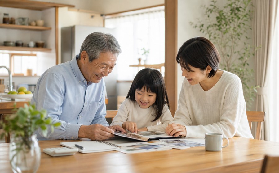 老後資金と使ってよいお金を逆算して家計を整える場面