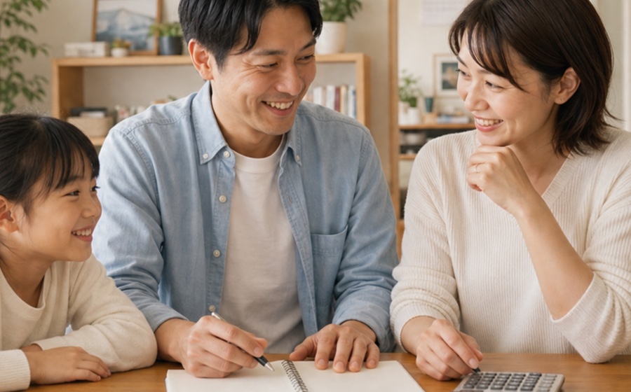 相談後に取り戻したい暮らしをイメージする写真