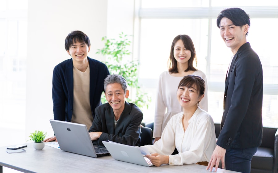 笑顔で働くチーム